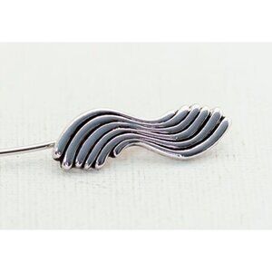 Vintage Silver Waves Stick Pin by Sarah Coventry - A3